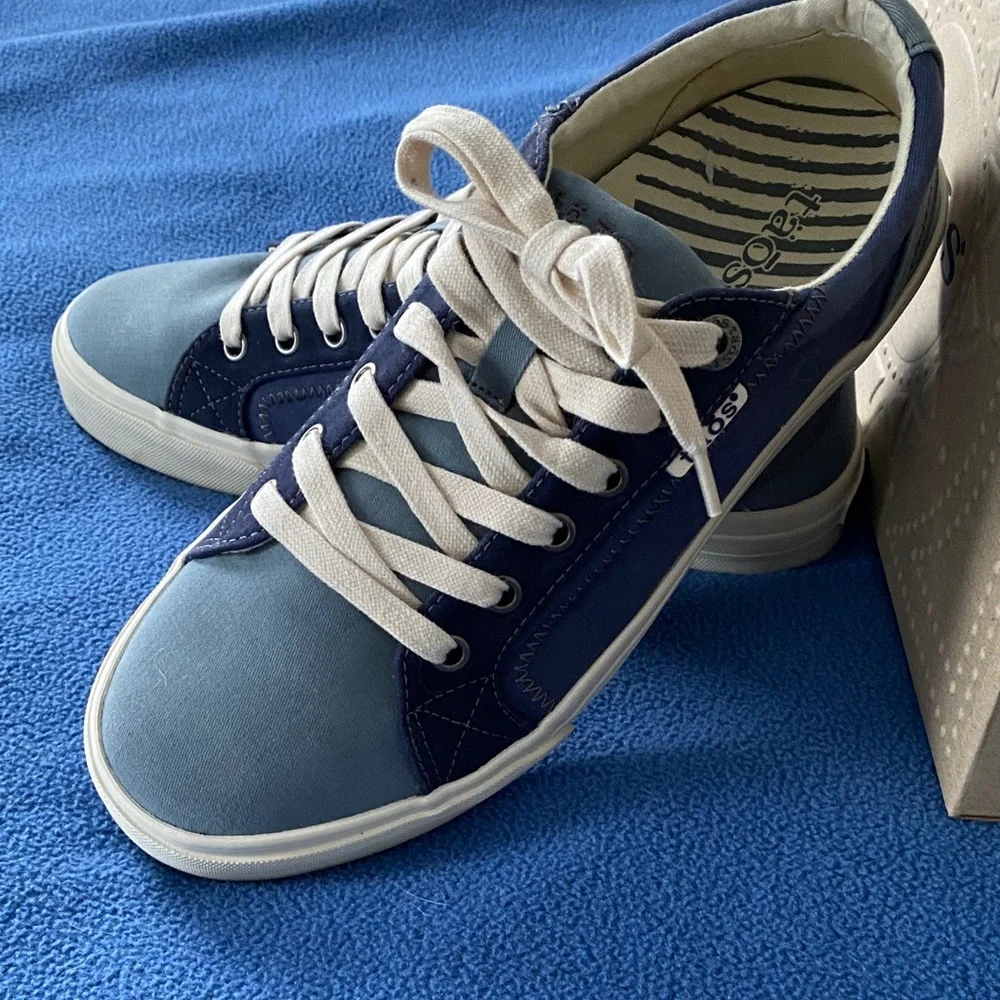 Taos Footwear Blue and Light Blue Sneakers - Picture 6 of 7